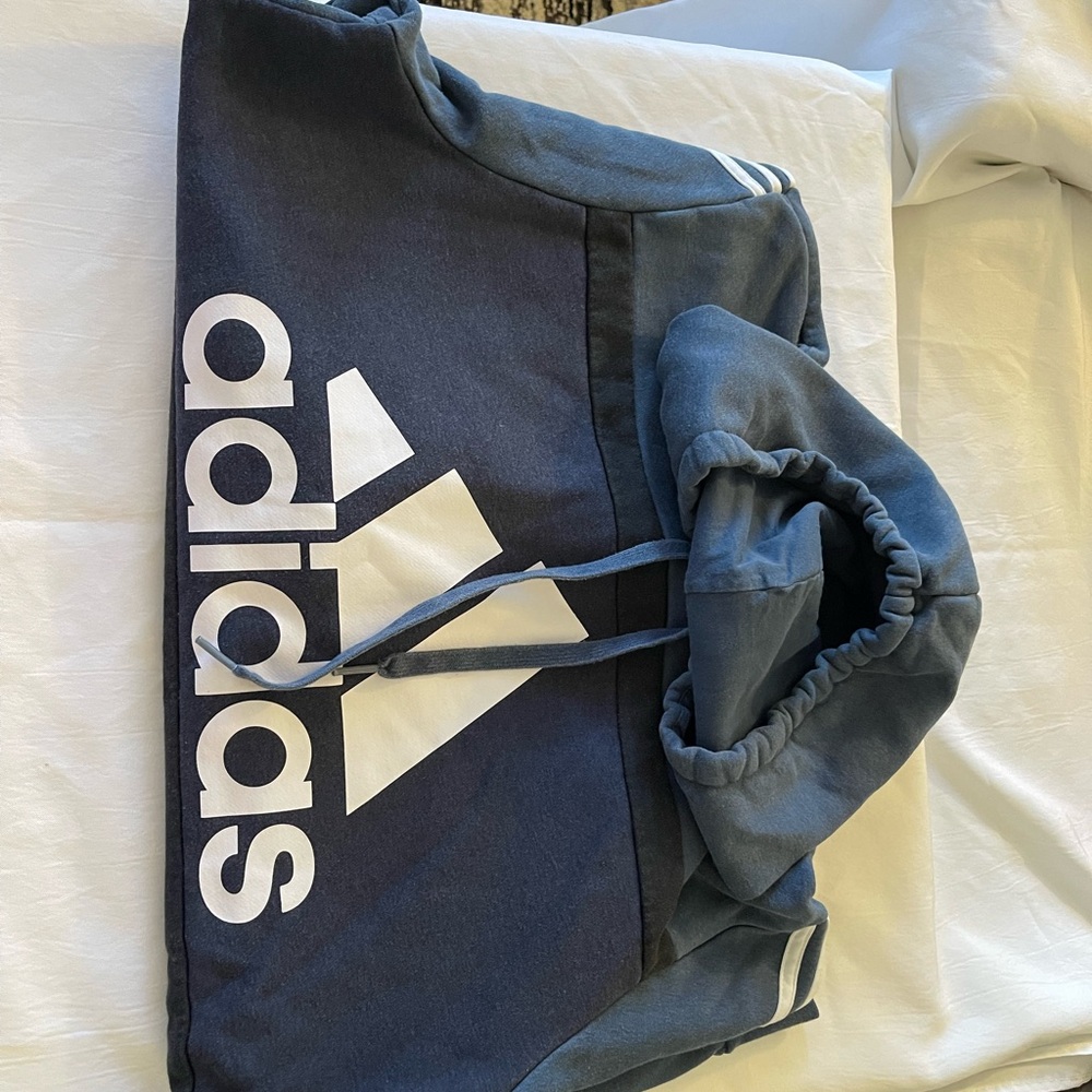 Adidas Kids Navy Blue Hoodie